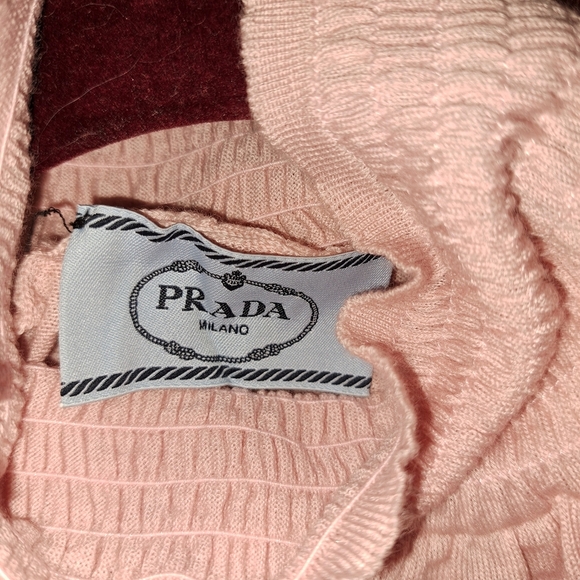Prada NWTs High-neck Sleeveless Knitted Top - Picture 4 of 13